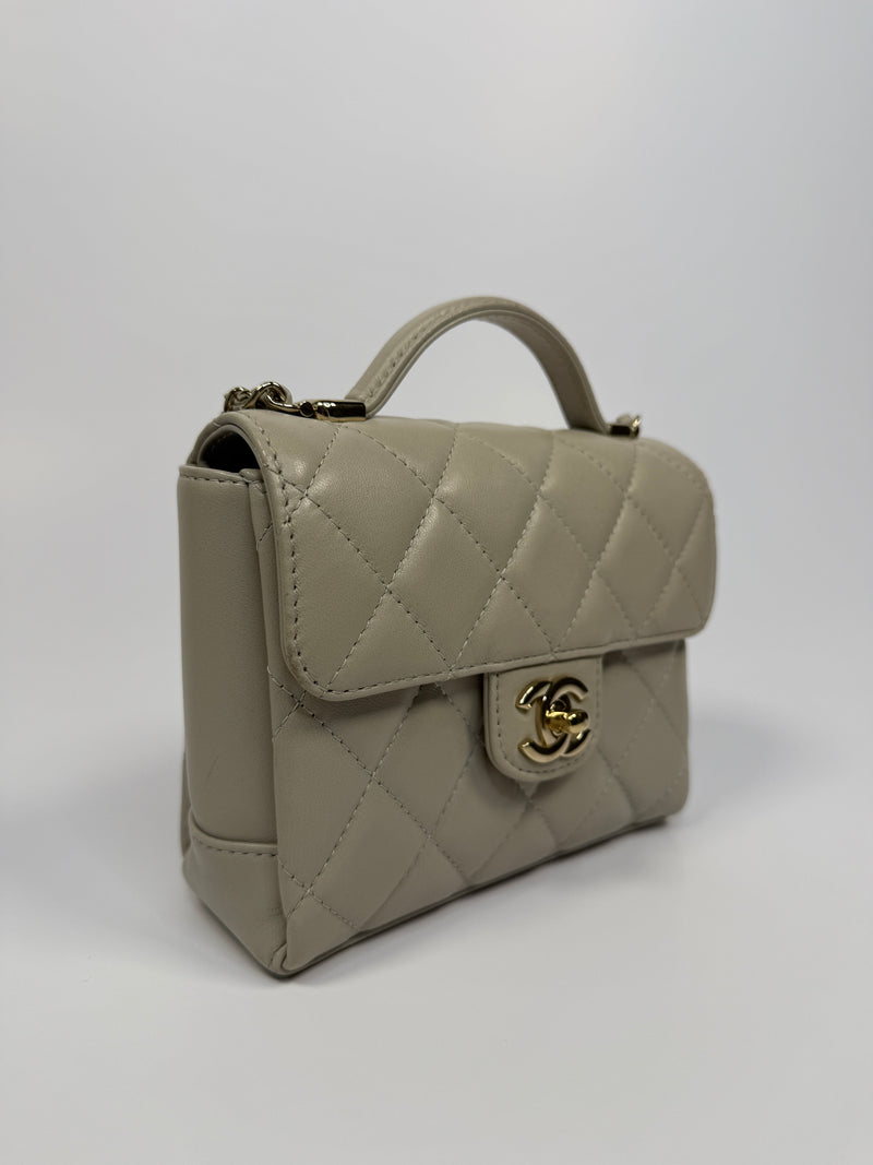 Chanel Seasonal Top Handle Flap Bag