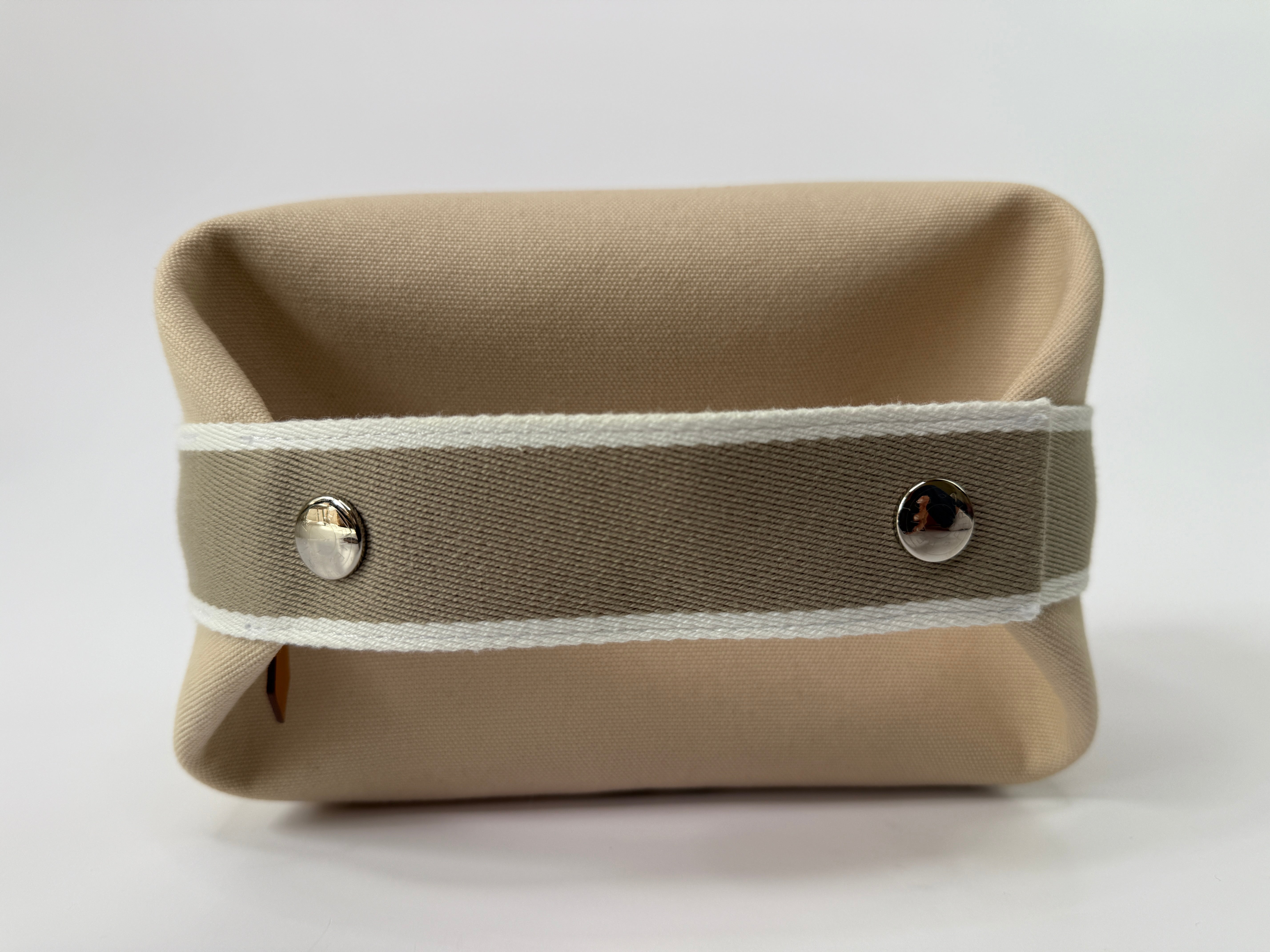 Authentic pre-loved Hermès Bride A Brac PM In Craie