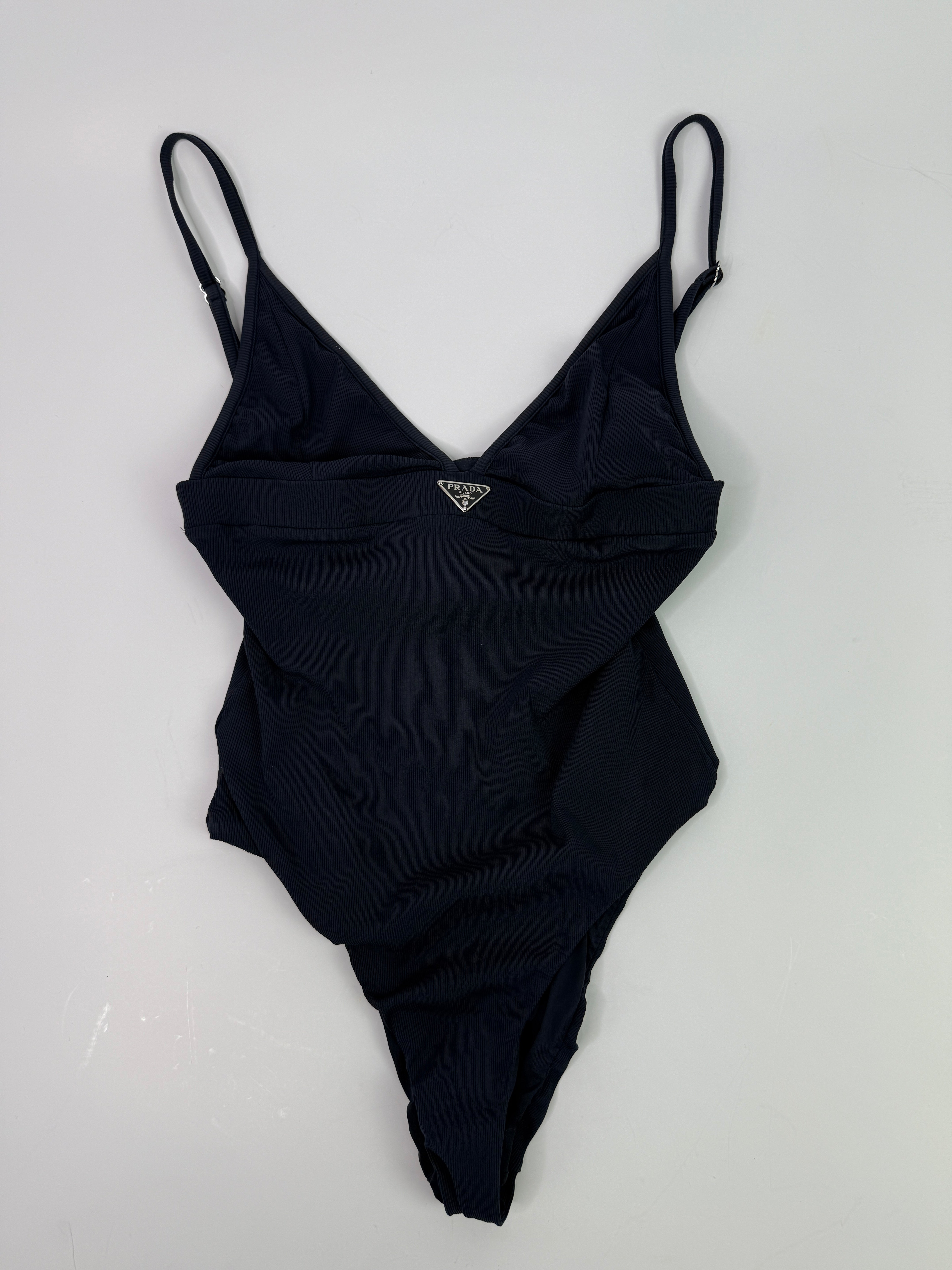 Prada Logo Swimsuit  (Size S /UK8)