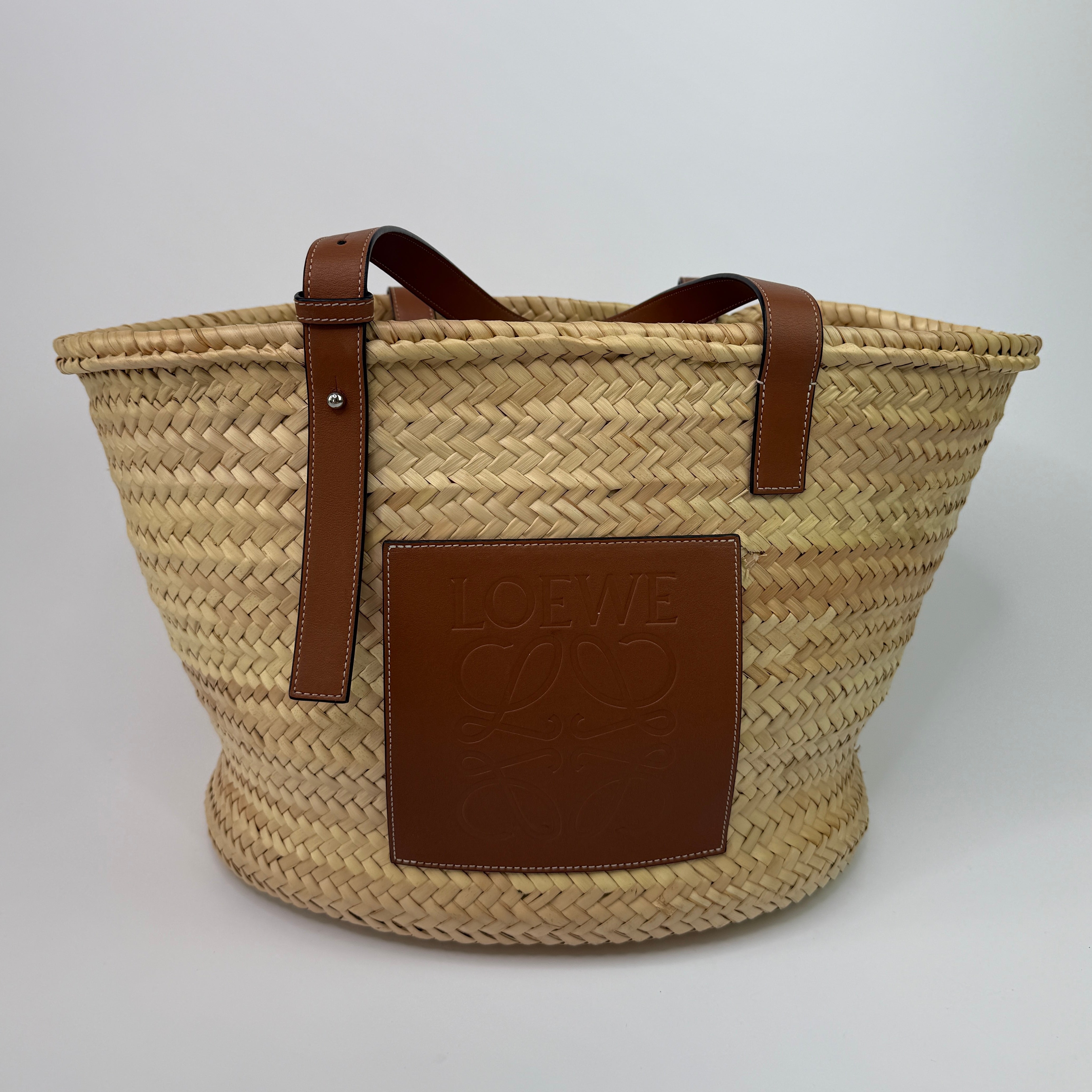 Loewe Large Raffia Bag