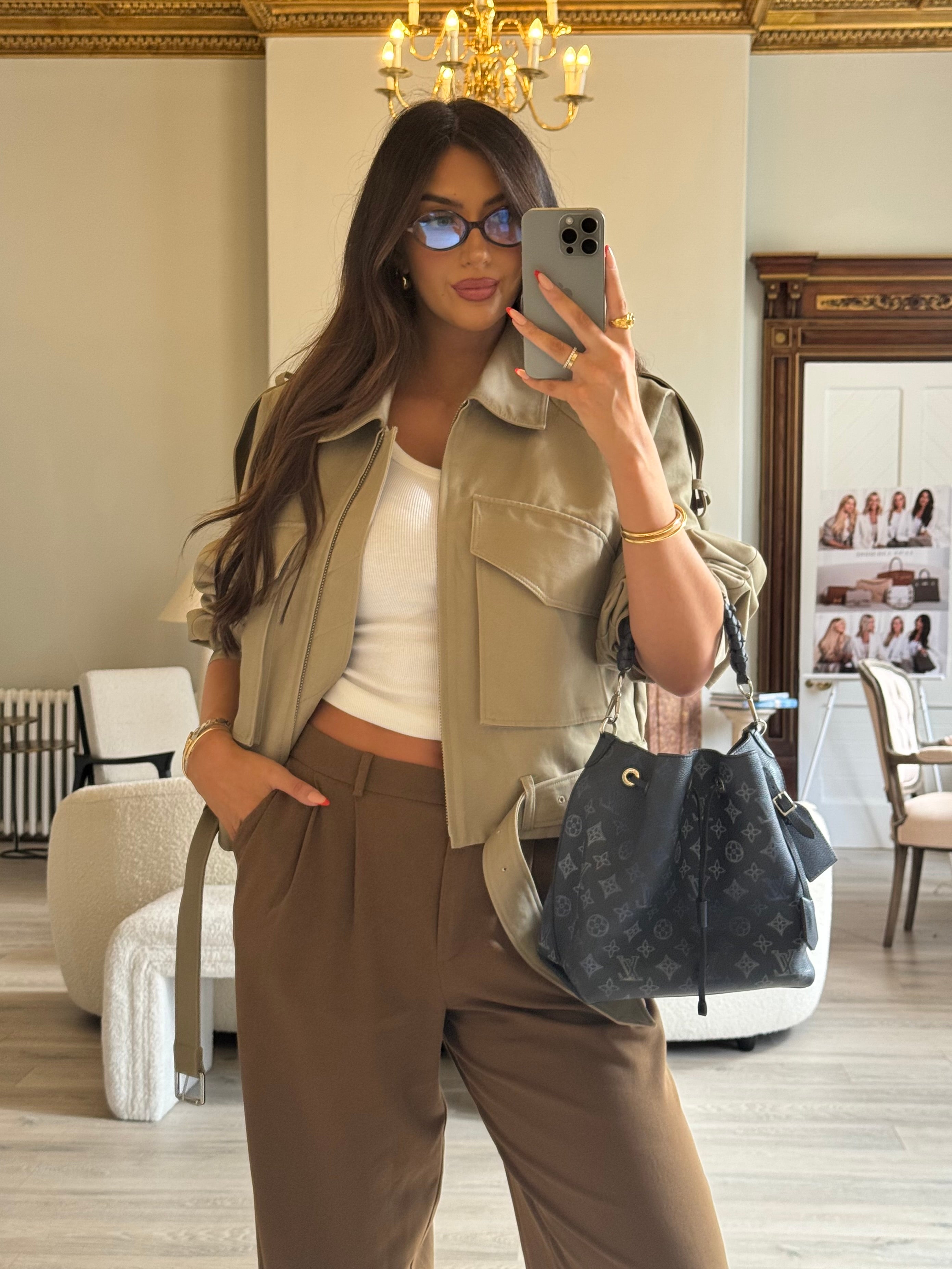 Louis Vuitton Muria Bucket Bag In Mahina Calfskin Leather