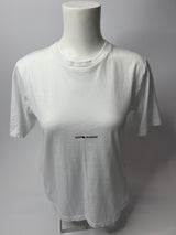 Saint Laurent White Logo T-Shirt (Size S / UK 8)