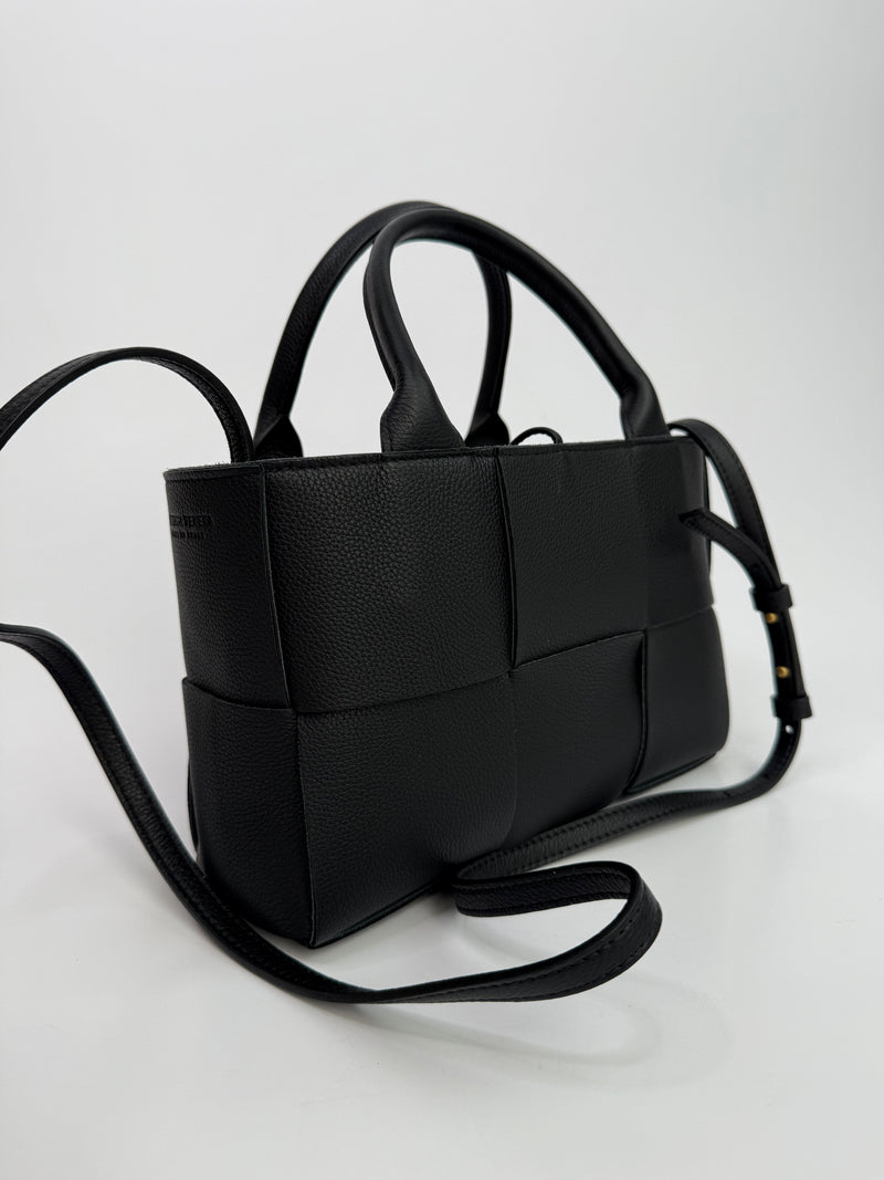 Bottega Veneta Arco Mini Black Tote