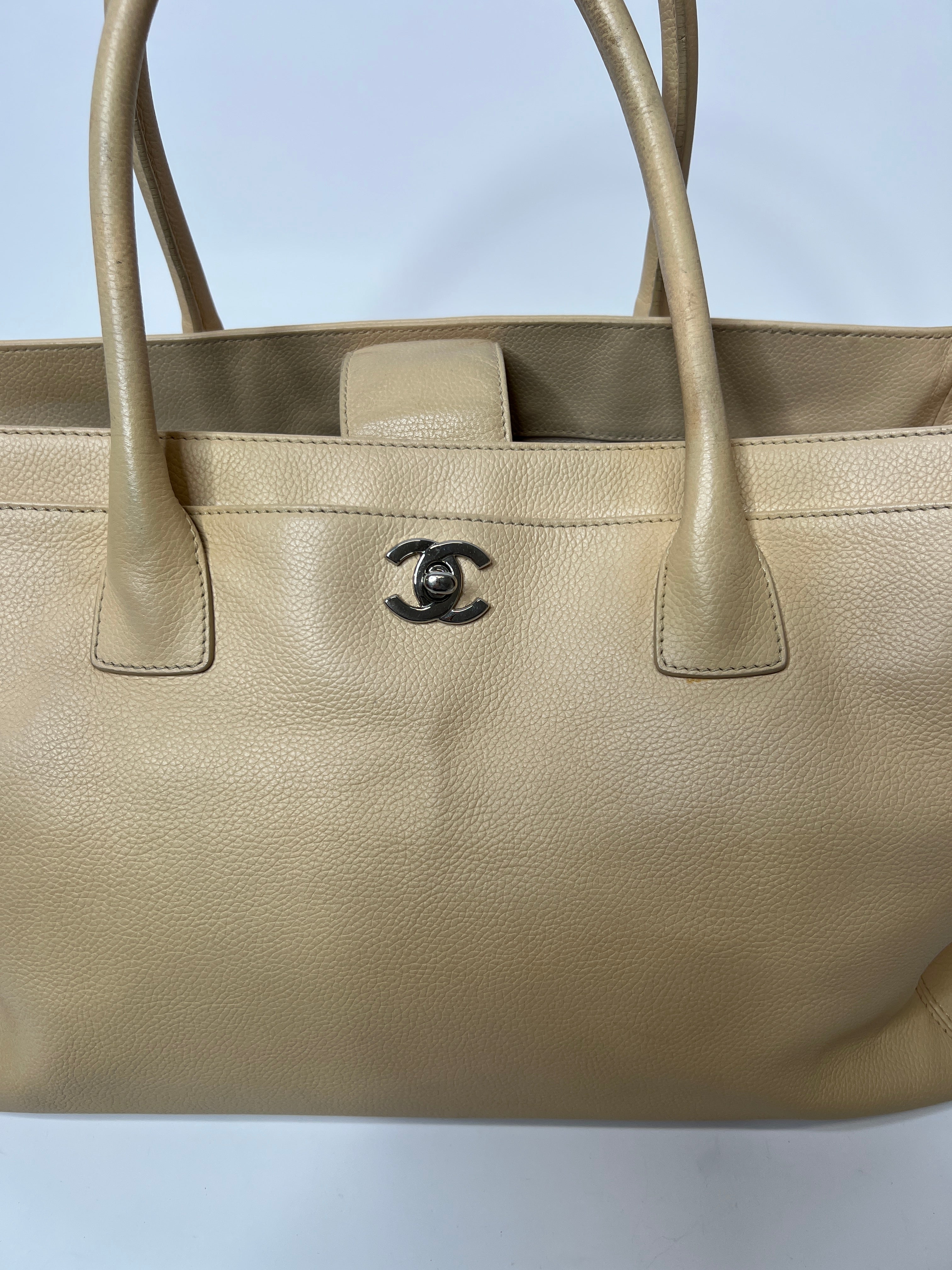 Chanel Beige Leather Executive Tote Bag
Pre Loved & Authentic