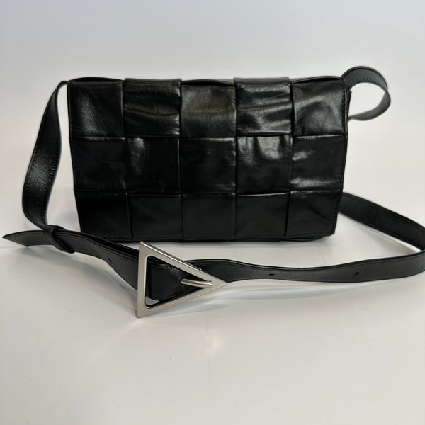 Bottega Veneta Cassette Intrecciato Leather Cross-body Bag