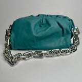 bottega veneta leather chain pouch shoulder bag