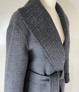 Givenchy Grey Wool Coat (Size 44/UK 16)