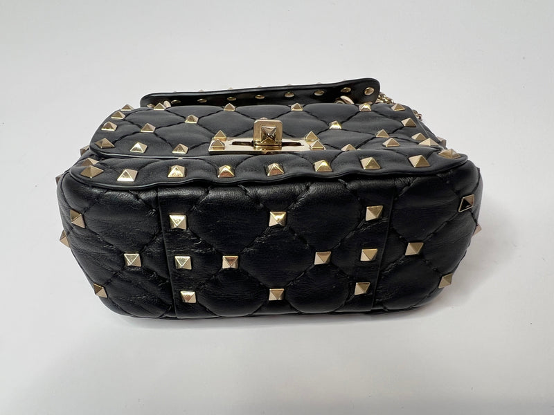Valentino Garavani Micro Black Rockstud Bag
