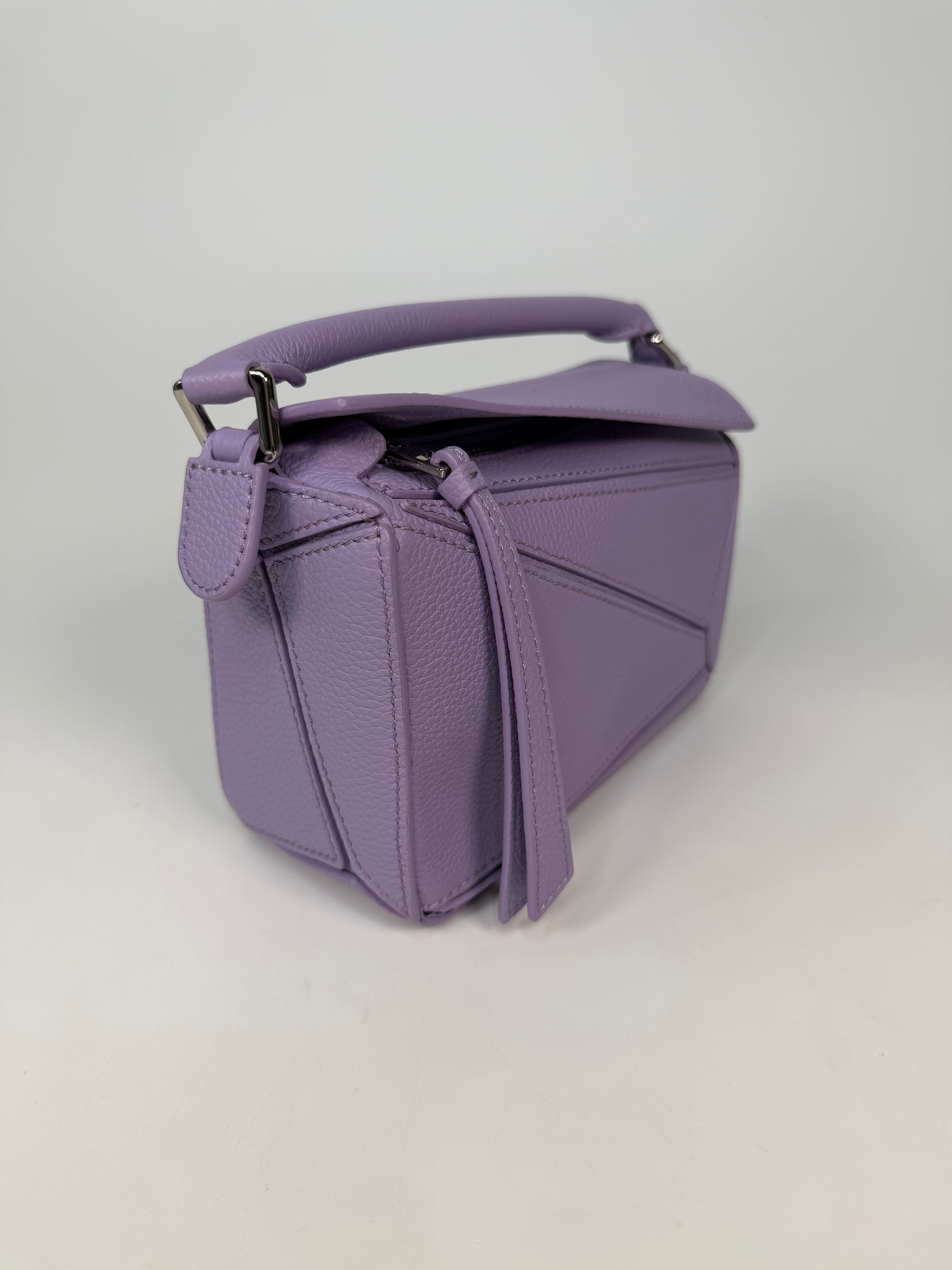 Authentic and preloved Loewe Small Puzzle bag In Taupe Calfskin Leather. Excellent Condition. Fully insured next day delivery. Verified by Luxe Cheshire 