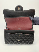 Chanel Black Caviar Leather Jumbo Classic Double Flap SHW