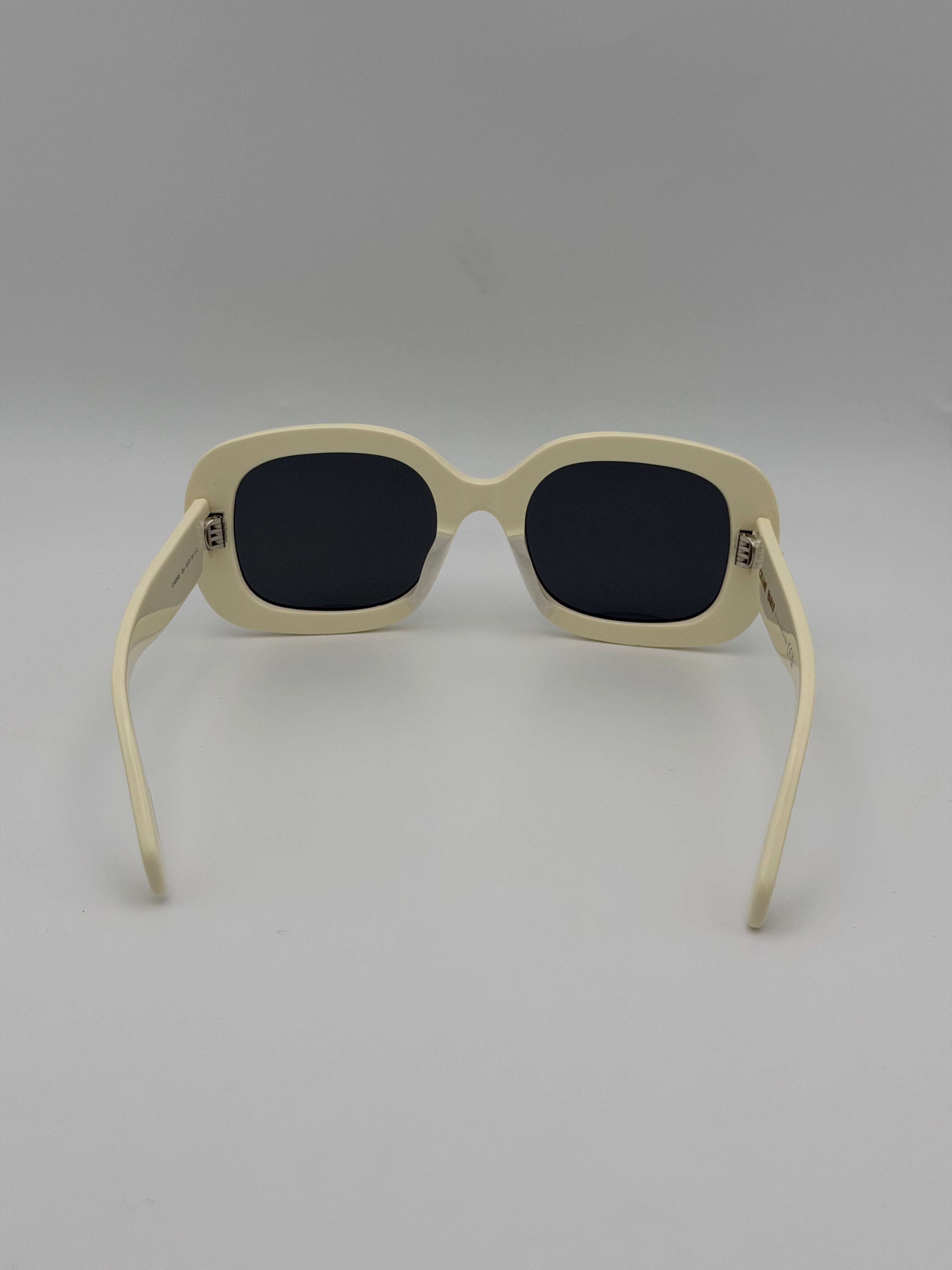 Celine Triomphe Sunglasses In White 100% authentic and preloved in excellent condition