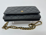 Chanel Wallet On Chain In Black Caviar Leather