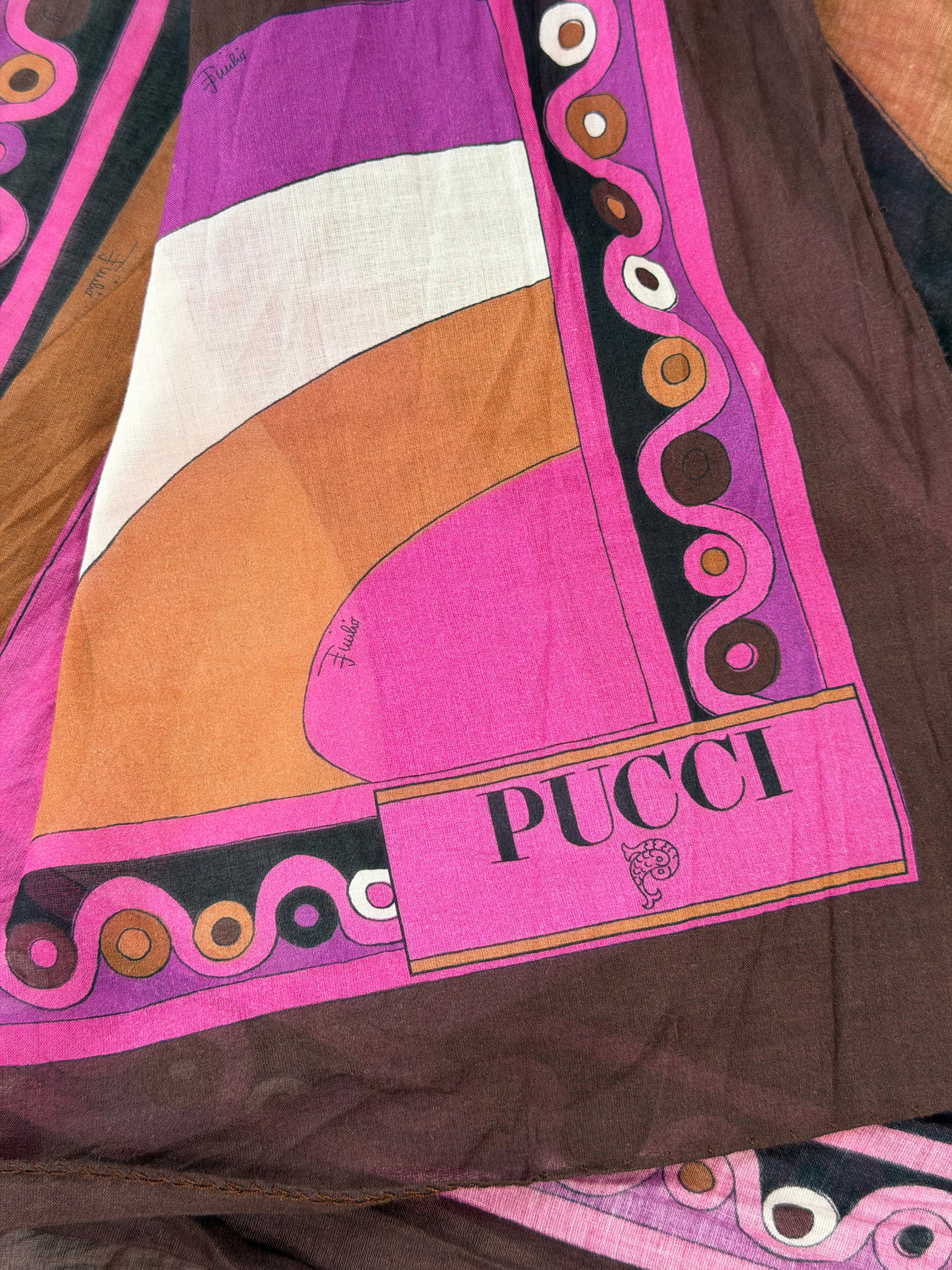 Emilio Pucci Vintage Silk scarf