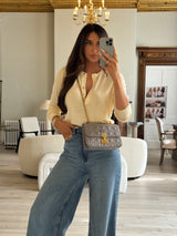 Christian Dior Lambskin Cannage Studded Dioraddict Shoulder Bag