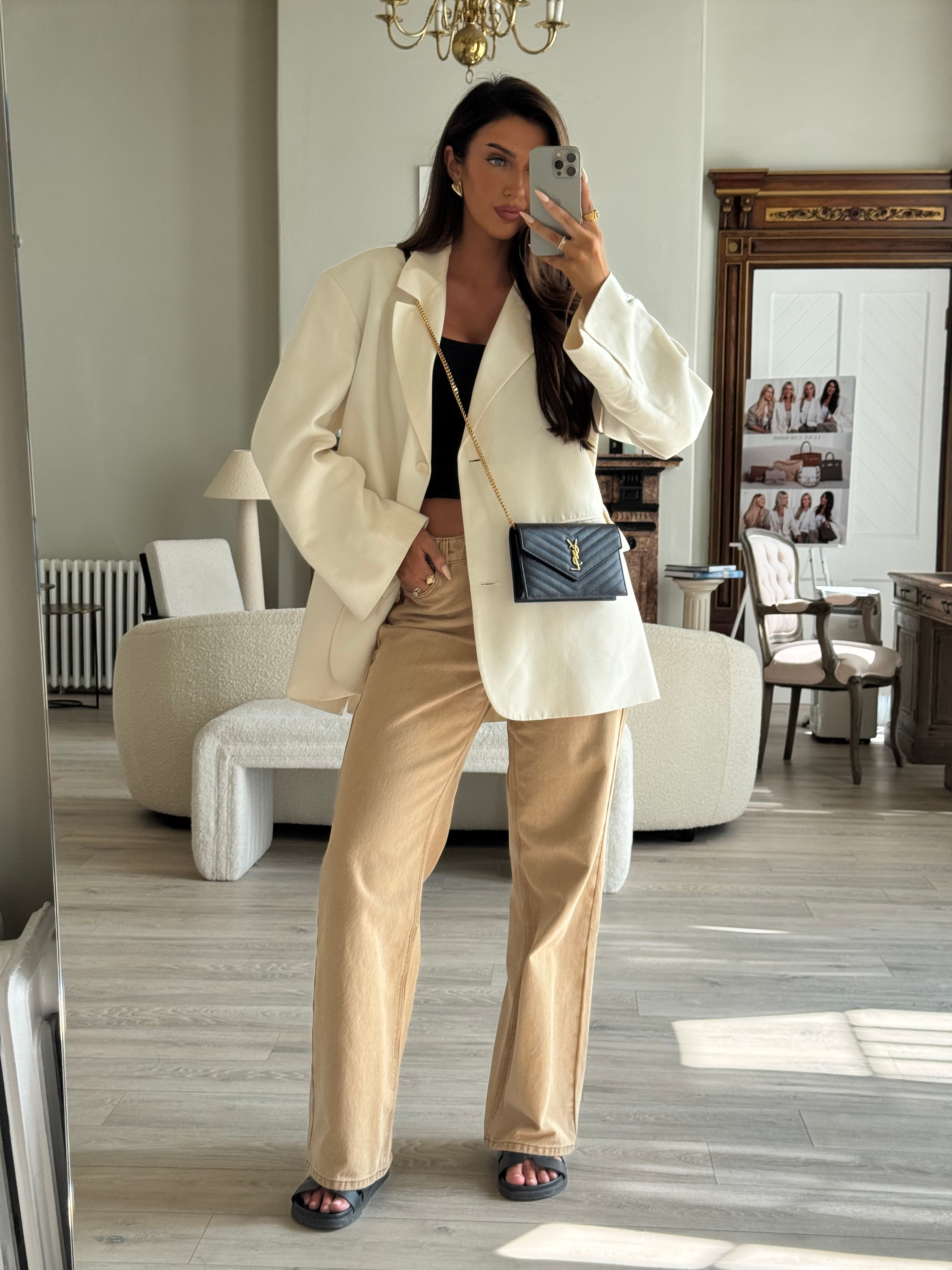 Saint Laurent Cassandre Matelassé Textured- Leather Wallet On Chain