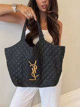 Saint Laurent ICARE Maxi Quilted Leather Shopping Bag