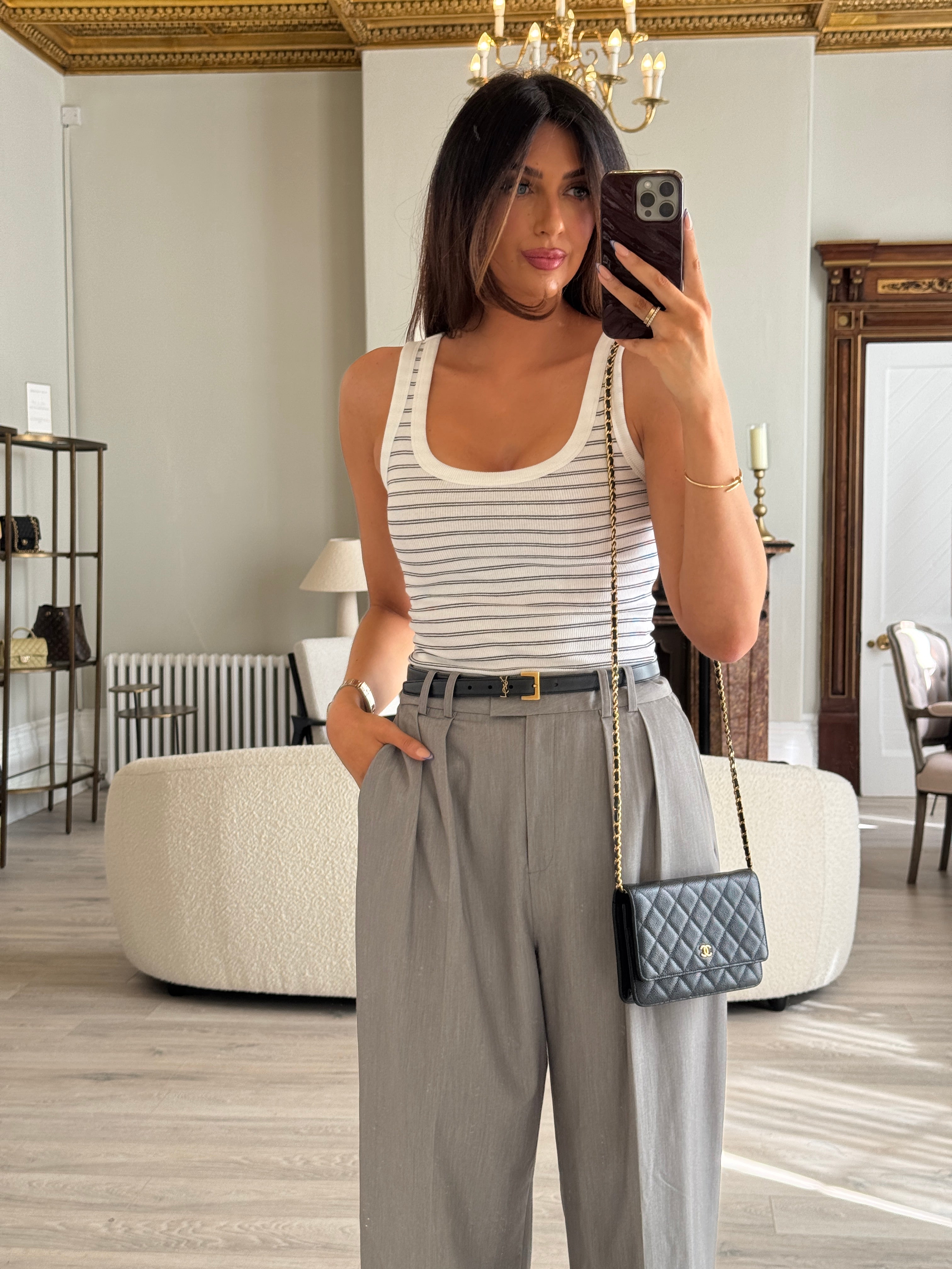 Chanel Wallet On Chain Black Caviar Leather With GHW