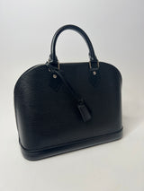 Louis Vuitton Alma PM In Black Epi Leather