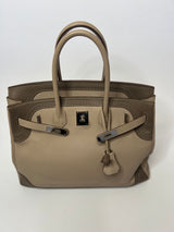 Hermès Argile And Etoupe Swift Birkin Ghillies 35