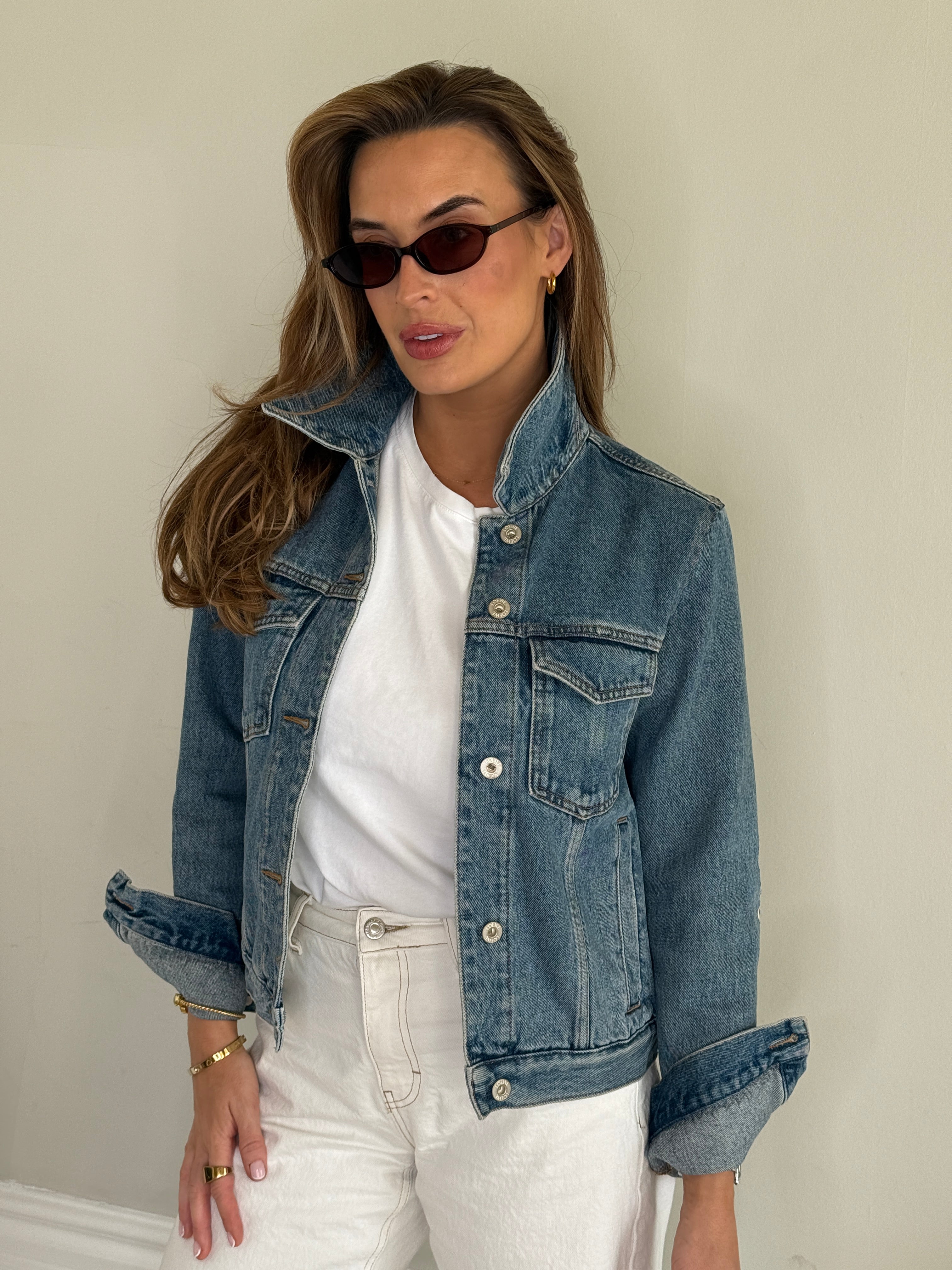 Loewe Anagram Denim Jacket  (Size 38/UK10) In excellent condition. 100% Authenticity Guarantee 