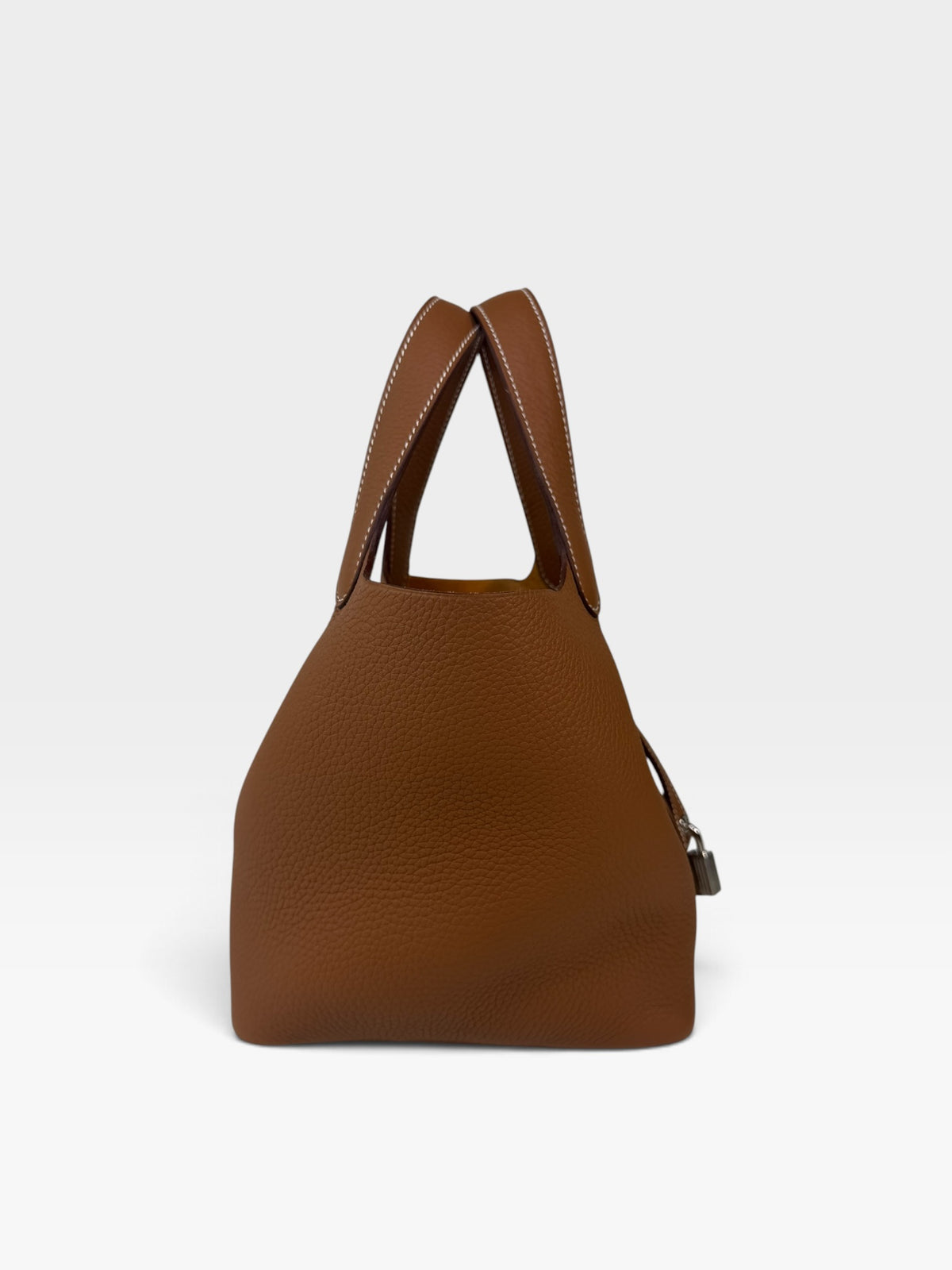 Hermès Picotin 18 In Gold Clemence Leather With Palladium Hardware