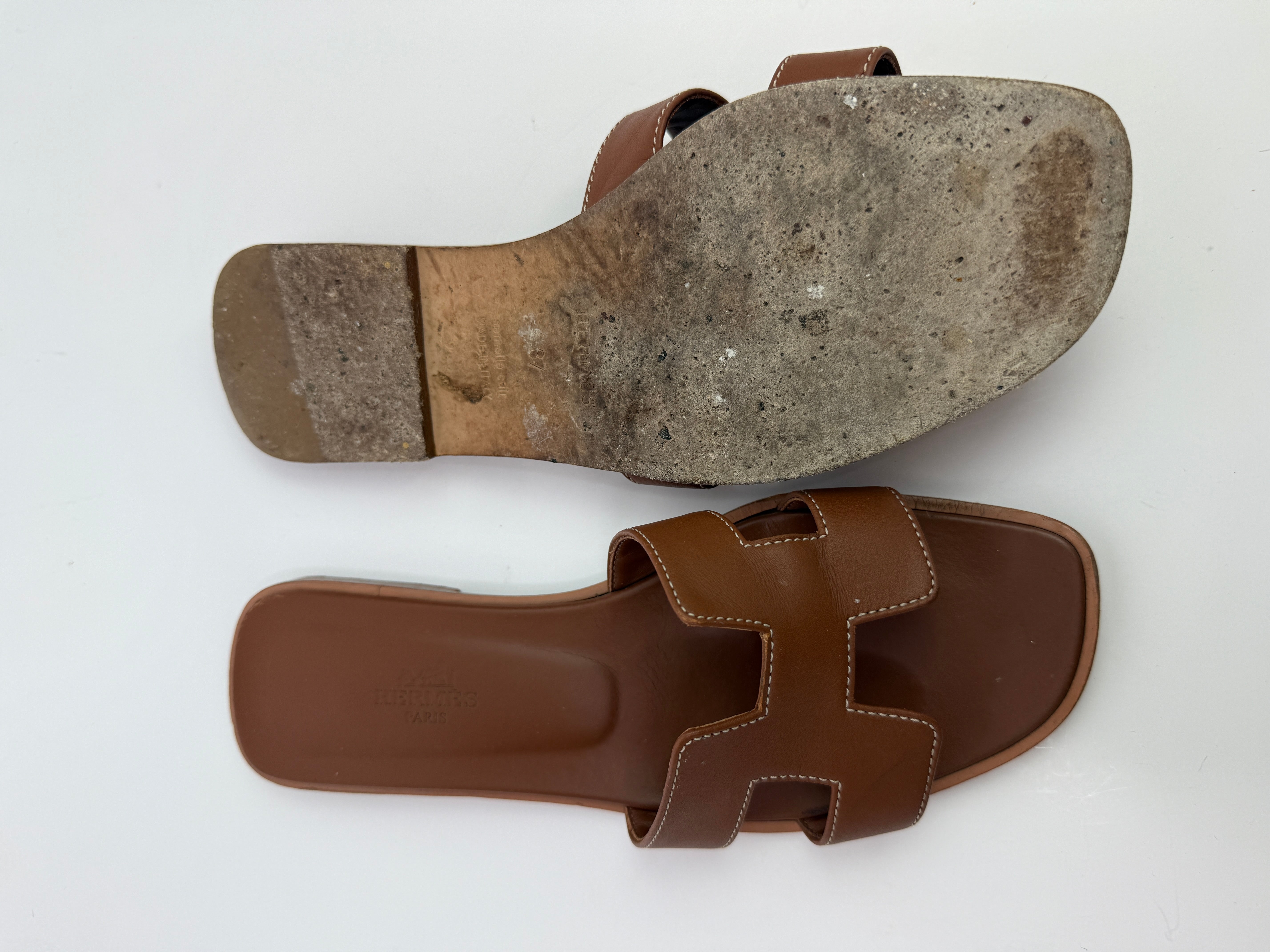 Hermès Oran Sandals (Size 37/UK4)