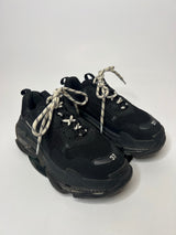 Balenciaga Triple S Black Trainers (Size 37/UK 4)