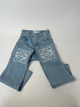 Loewe Anagram-Embroidered Straight-Leg Jeans (Size 36FR / UK 8 )