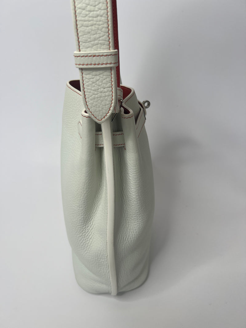 Hermès Sac So Kelly Blanc Verso, Togo and Sanguine Bag