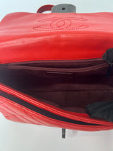 Chanel Limited Edition Red Leather Flap Bag