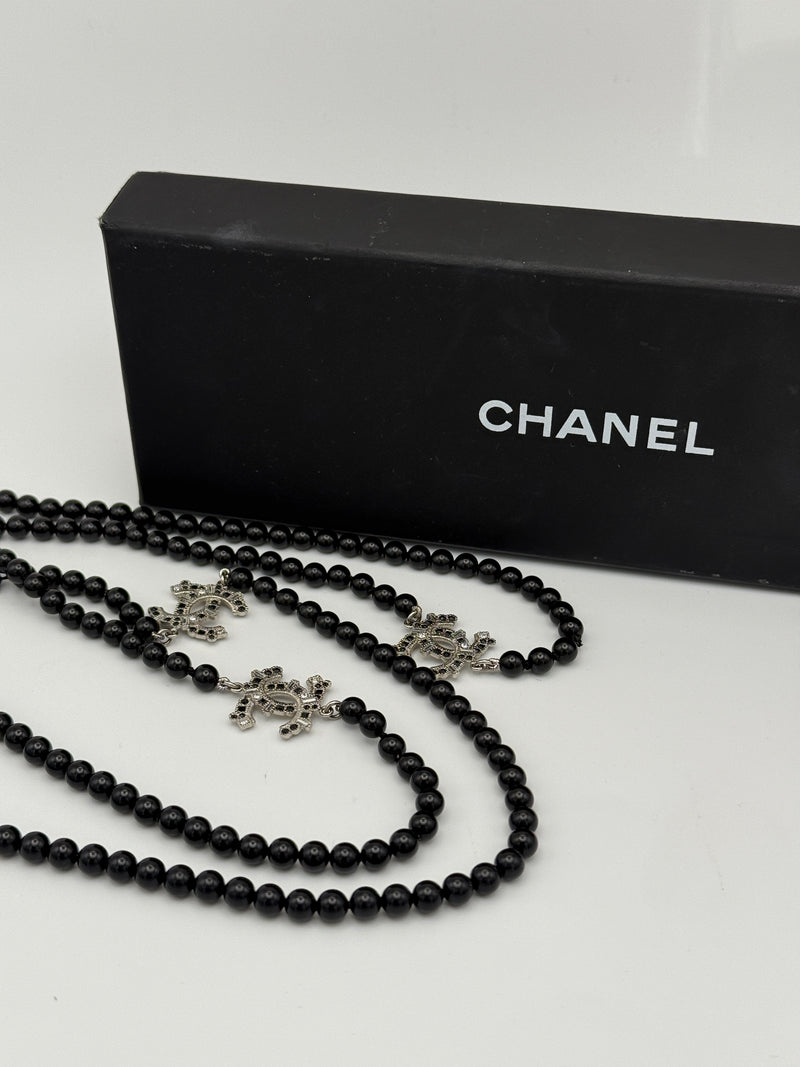 Chanel CC Beaded Necklace