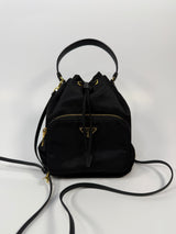 Prada Prada Duet Re-Nylon Bucket Bag
