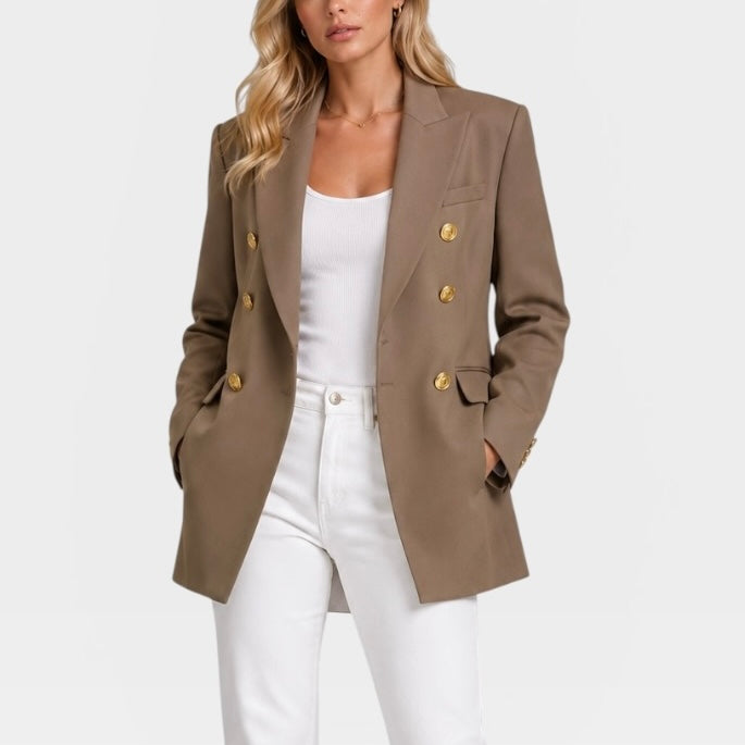 Balmain Khaki Blazer (Size FR46/UK18)
