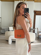 Hermès Constance 18 In Orange With PHW