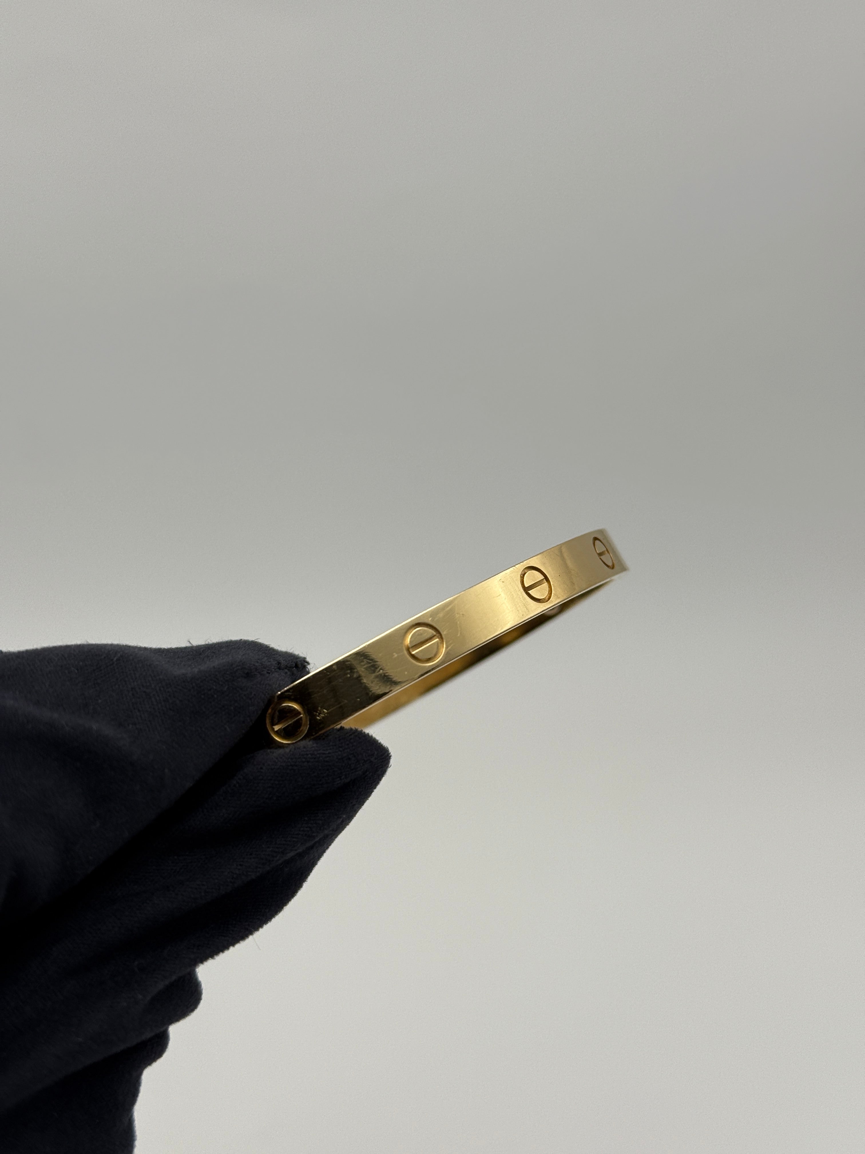 Cartier Love Bracelet in Yellow Gold  Classic Model
Pre Loved & Authentic 
