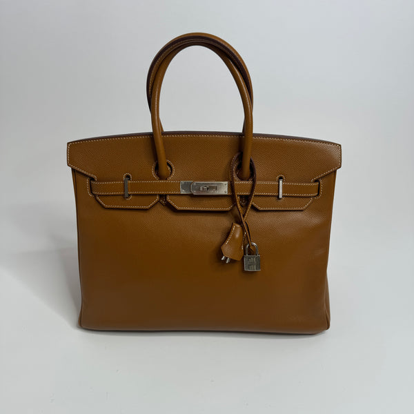 Hermès Birkin 35 In Gold Epsom Leather PHW