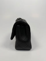 Chanel Mini Rectangle In Black Lambskin With SHW