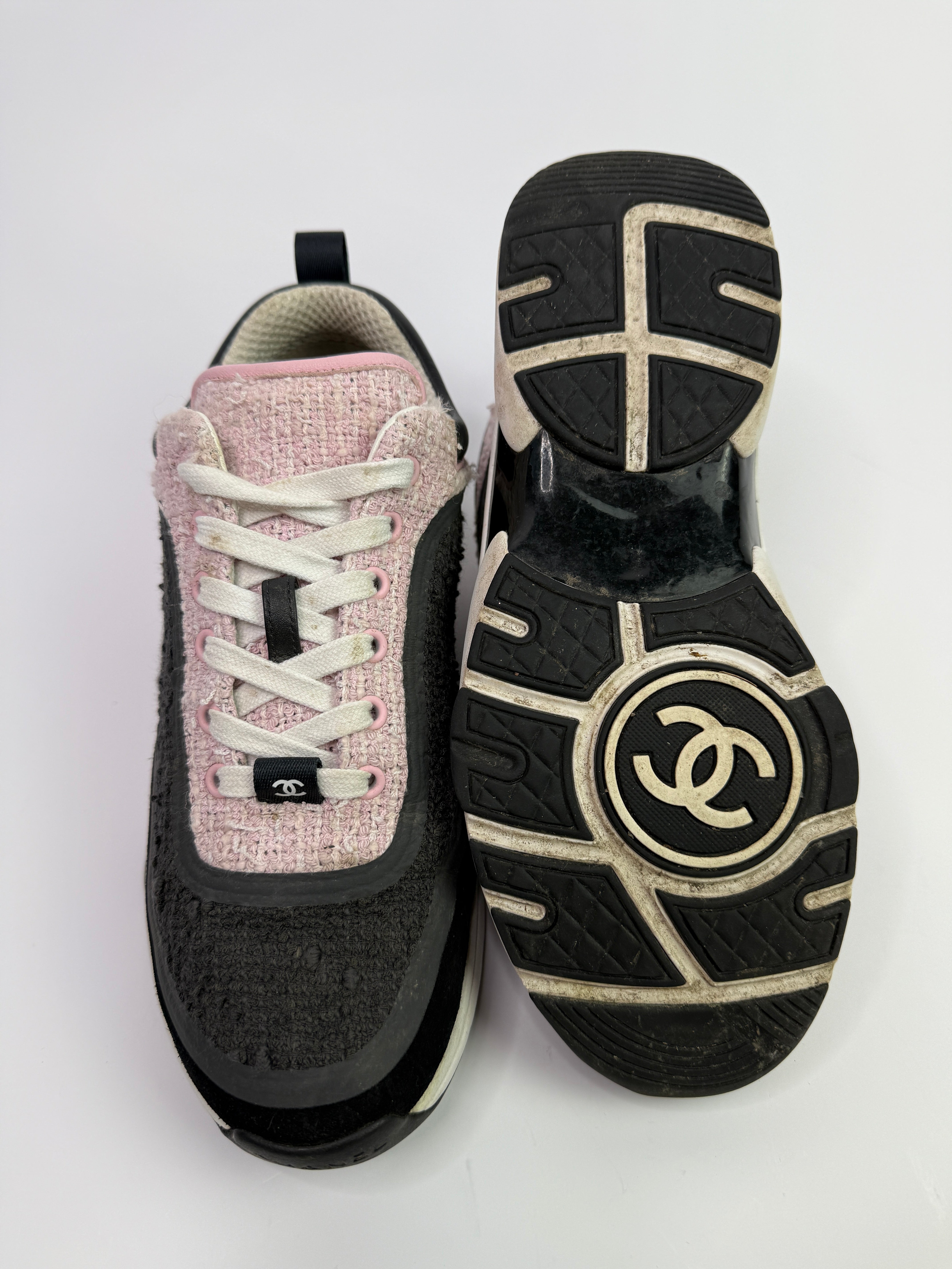 Chanel CC Logo Sneakers (Size 38/UK5)