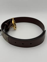 Gucci GG Supreme Monogrammed Belt (Size 32)