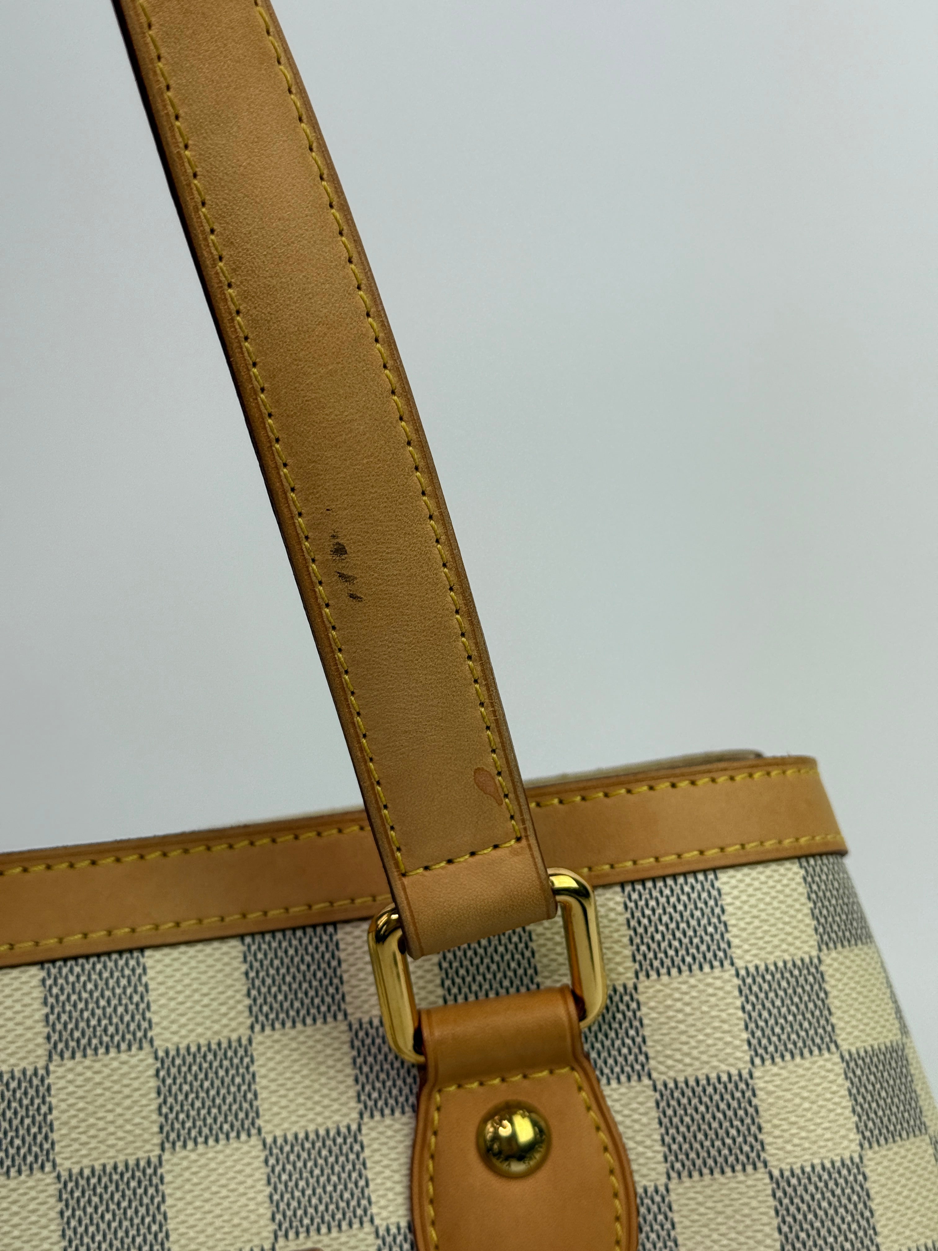 Louis Vuitton Damier Azur Hampstead MM Tote Bag