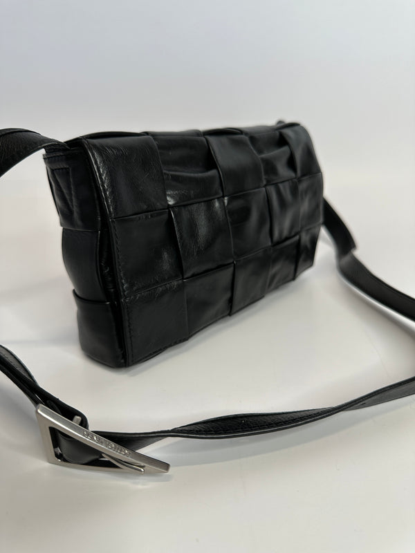 Bottega Veneta Cassette Intrecciato Leather Cross-body Bag