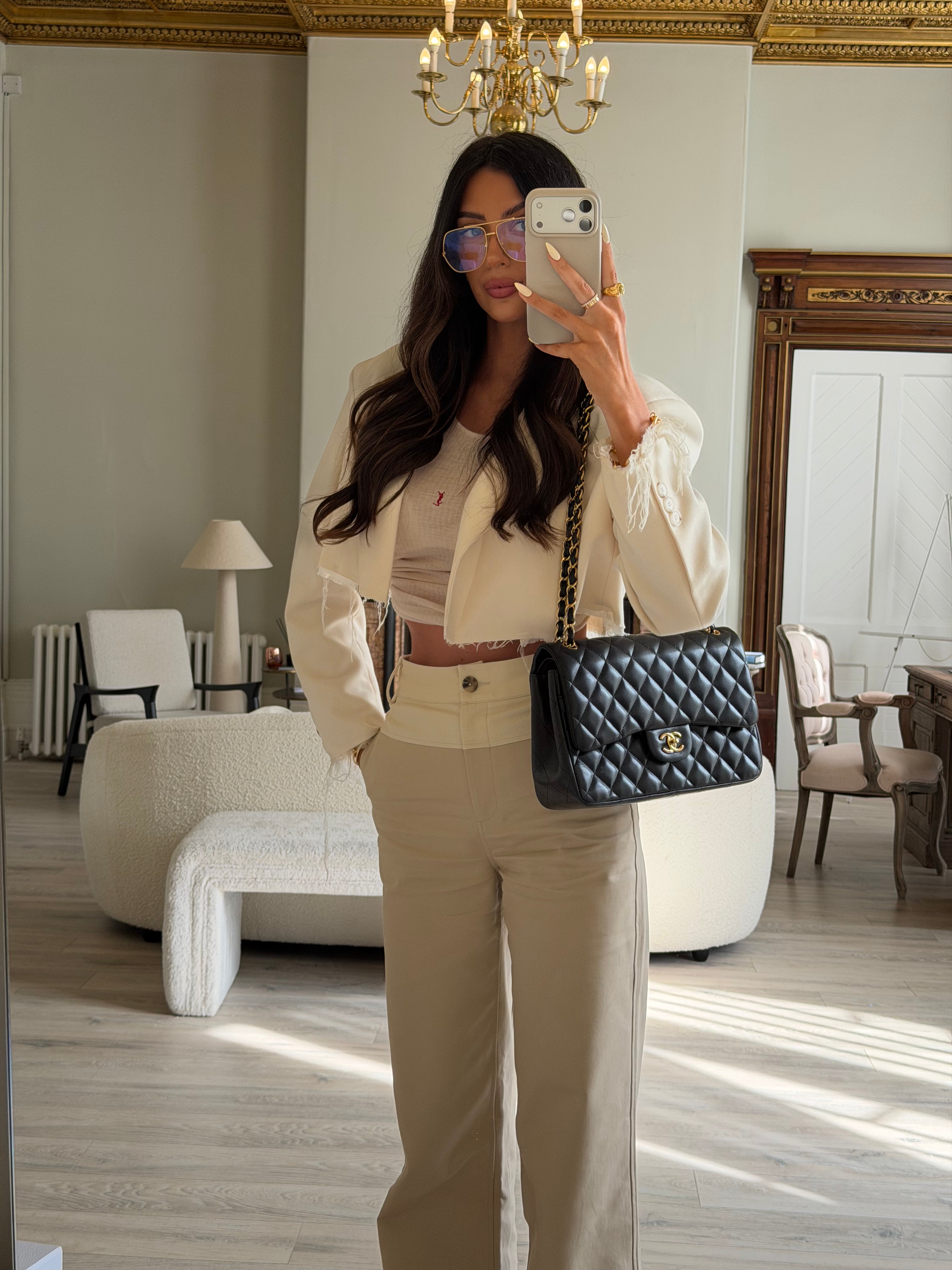 Authentic and preloved Chanel Jumbo Classic Flap Bag In Black Lambskin Leather With GOLD Hardware. Excellent condition. 100% Authenticity Guarantee 