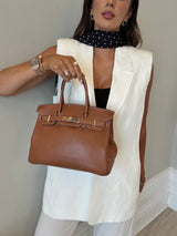 Hermès Birkin 30 In Gold Swift Leather With PHW