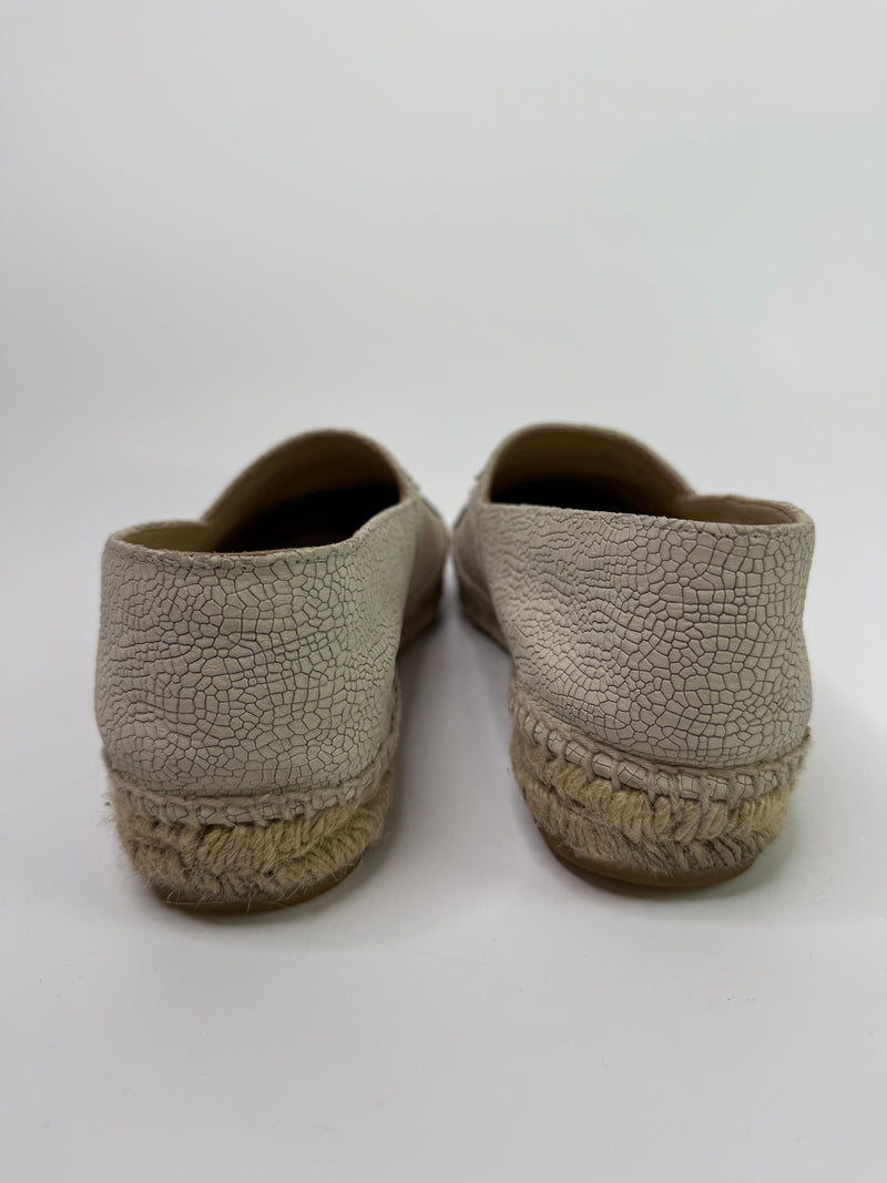 Chanel Greige Espadrilles (Size 41/UK 8)