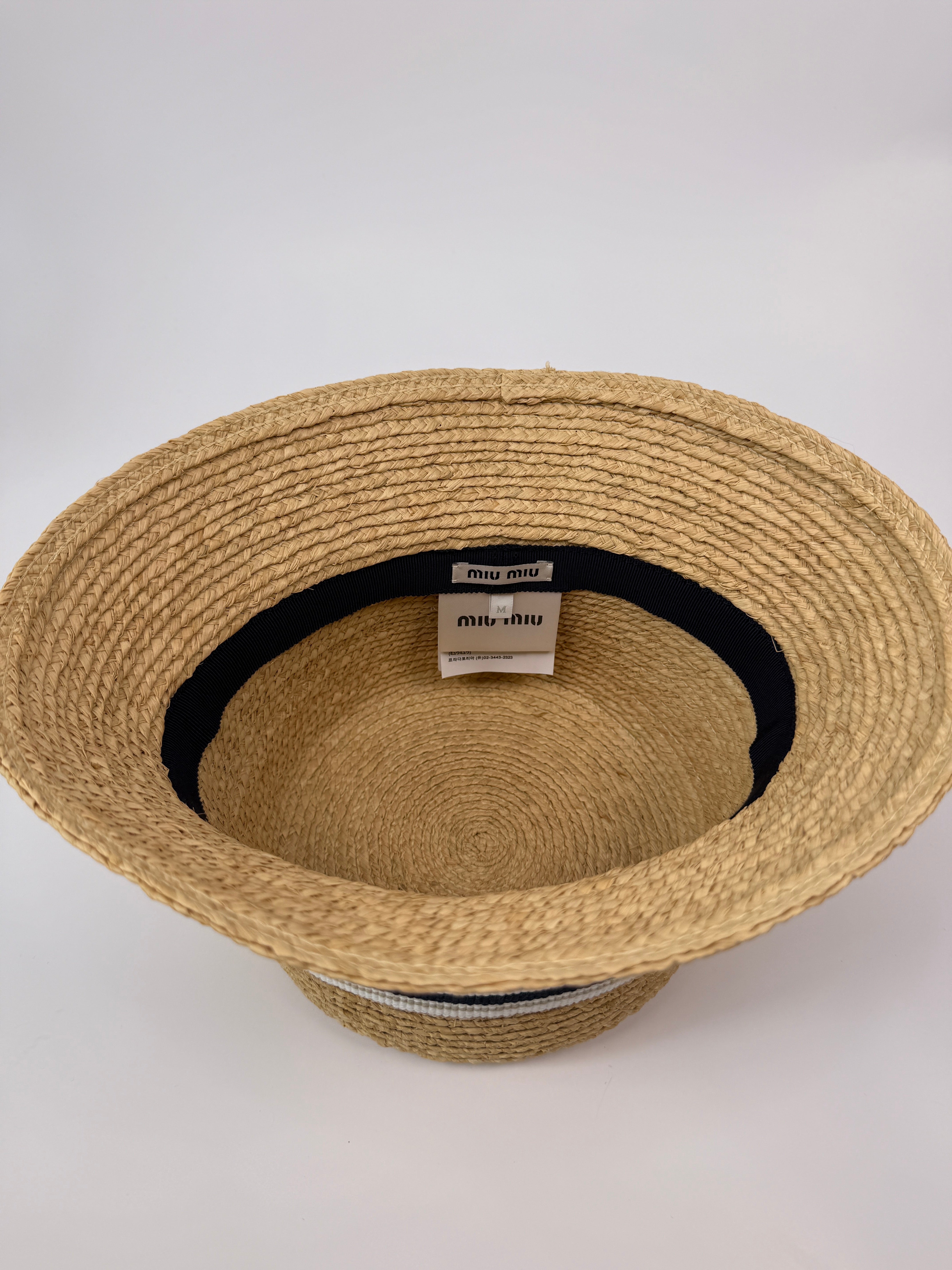 Miu Miu Raffia Hat