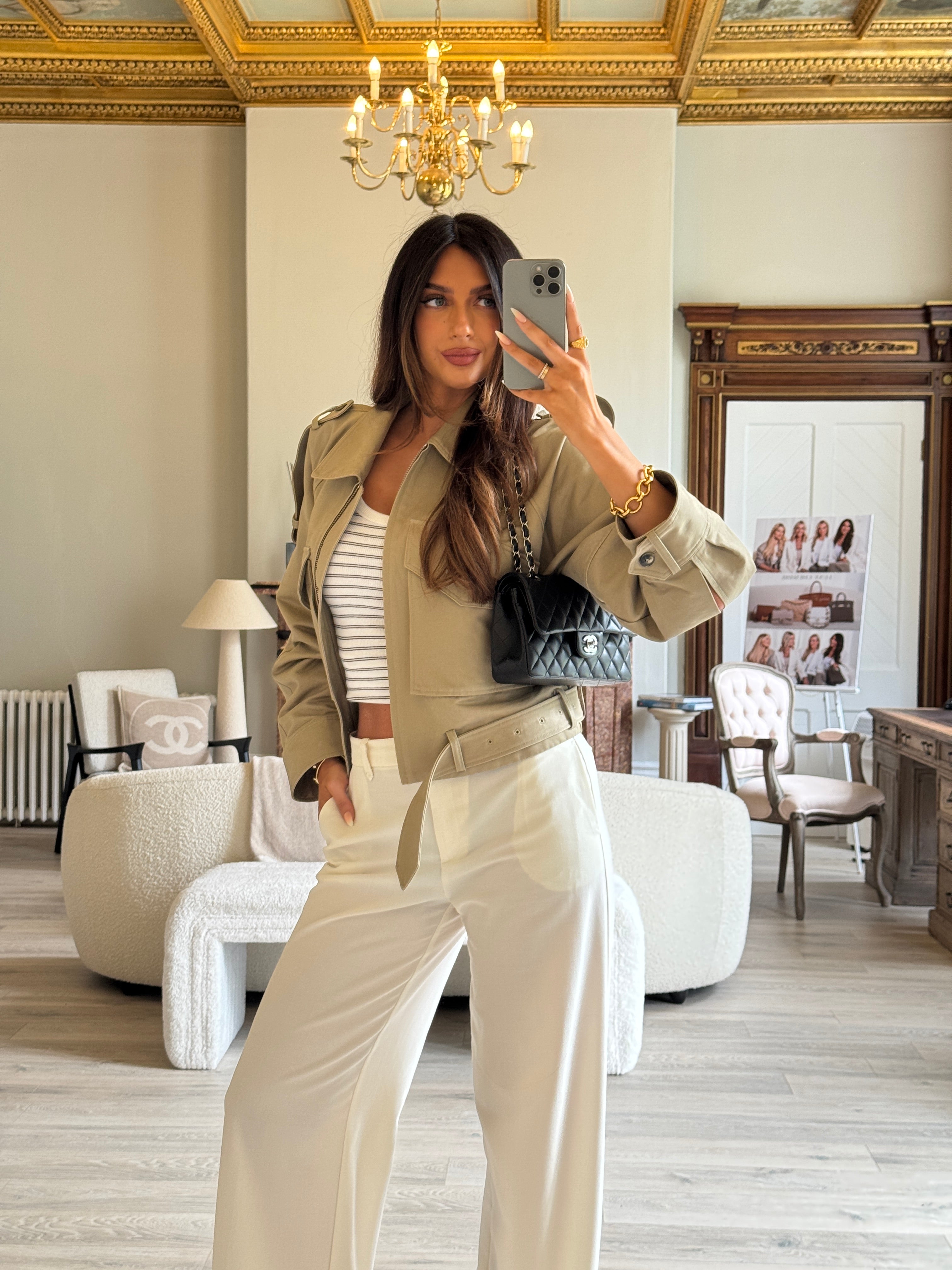 Chanel Small Classic Double Flap In Black Lambskin Leather With Silver Hardware
Pre Loved & Authentic 