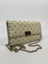 Valentino Garavani Nappa Rockstud Spike Wallet on Chain