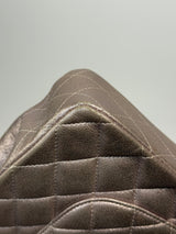 Chanel Iridescent Rose Medium Classic Double Flap With GHW