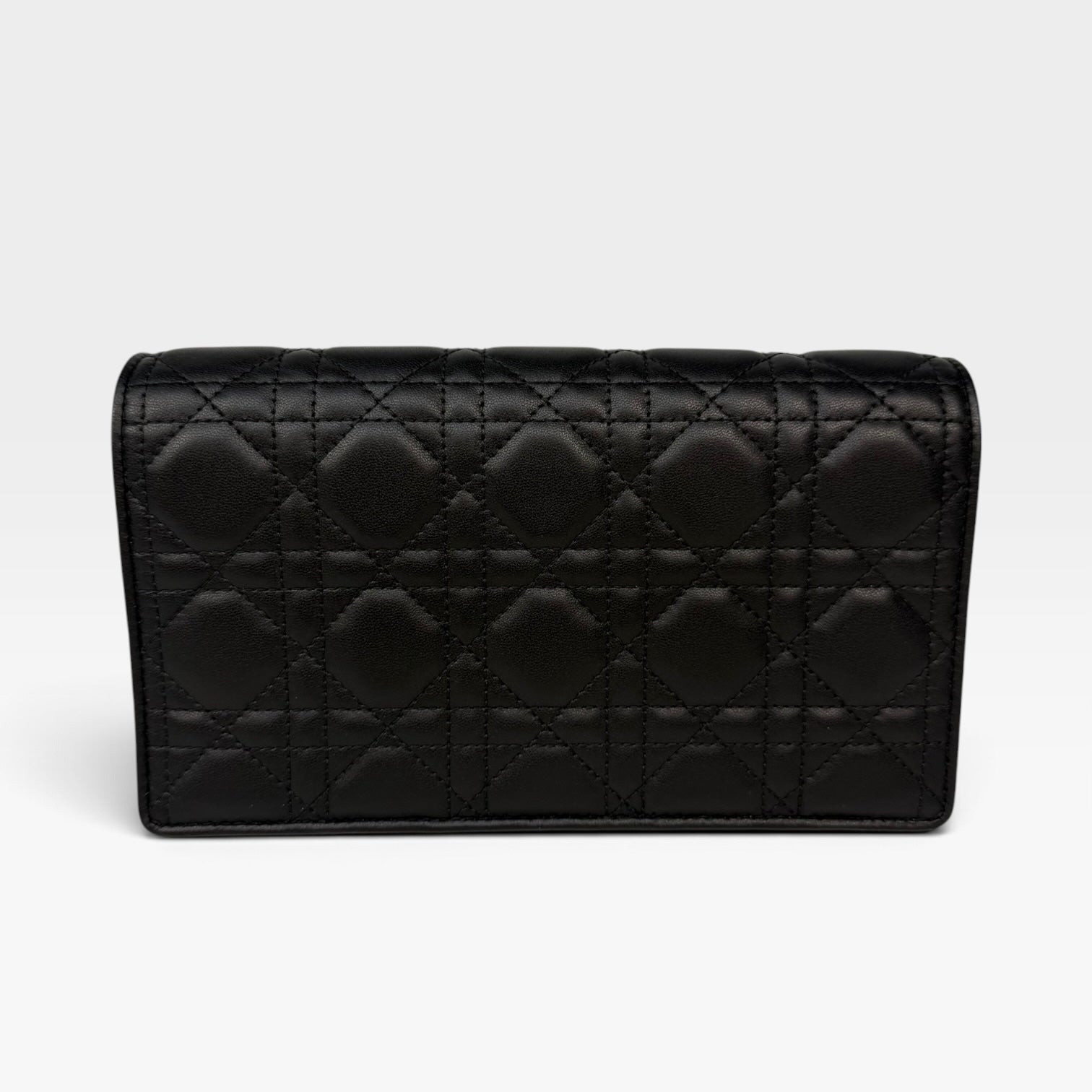 Christian Dior Lady Dior Pouch Black Lambskin Gold Hardware
Pre Loved & Authentic 
New/unused
Insured next day delivery