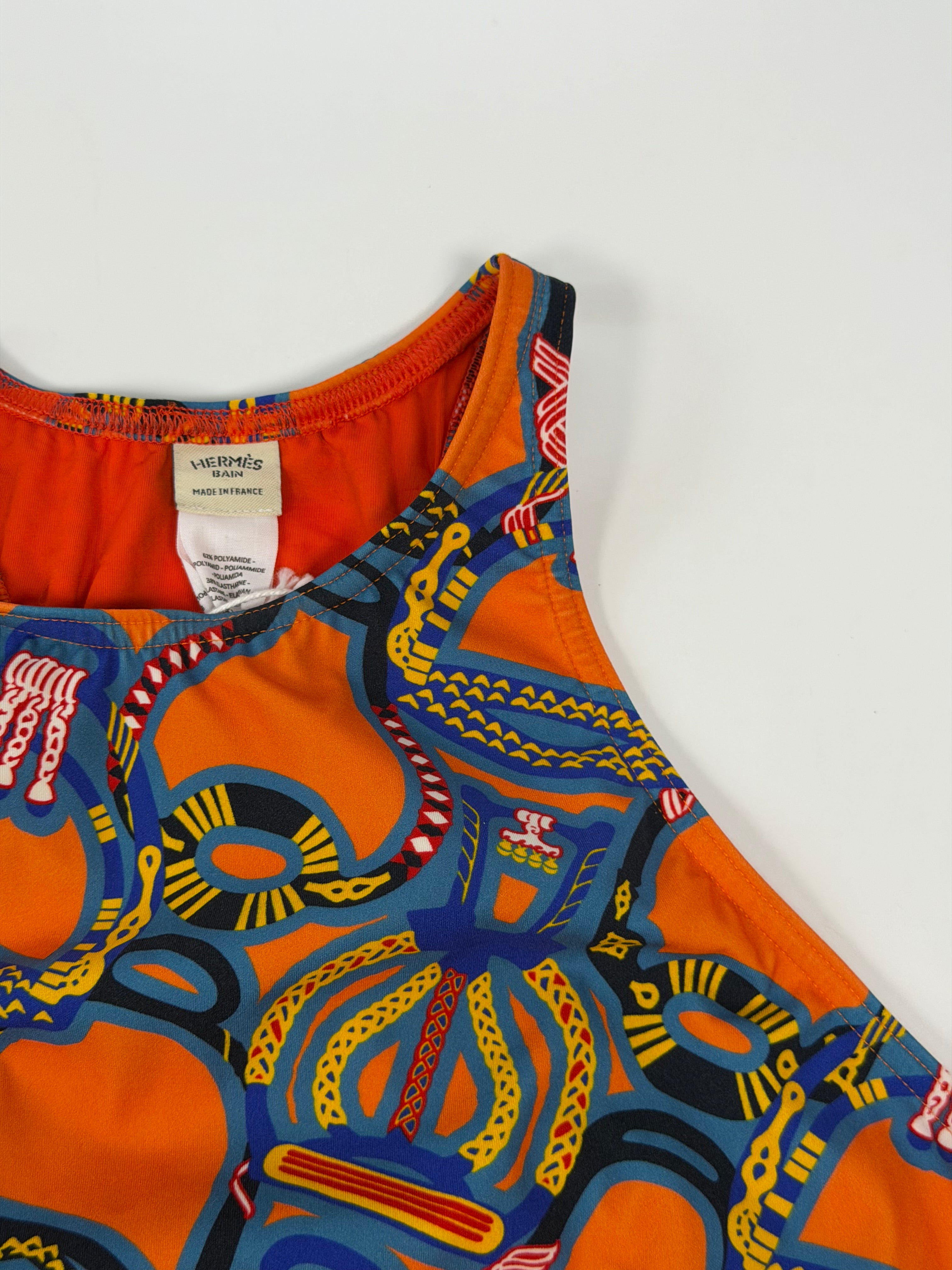 Hermès Printed Bikini Top (Size UK8 ). Authentic and preloved in excellent condition. 100% guarantee